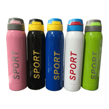 Botella Sport Térmica Acero Pico De Silicona 500ML