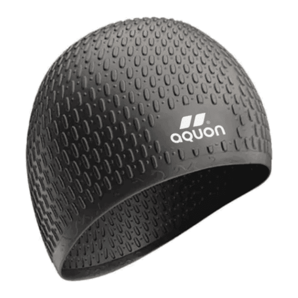 Gorro De Natación Aquon Bubble Silicona Pelo Largo - Imagen 2