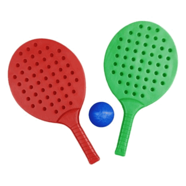 Set 2 Paletas Plásticas + Pelota Niños - Imagen 3