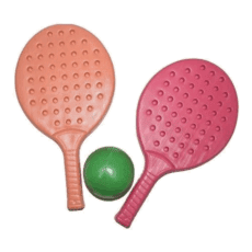 Set 2 Paletas Plásticas + Pelota Niños