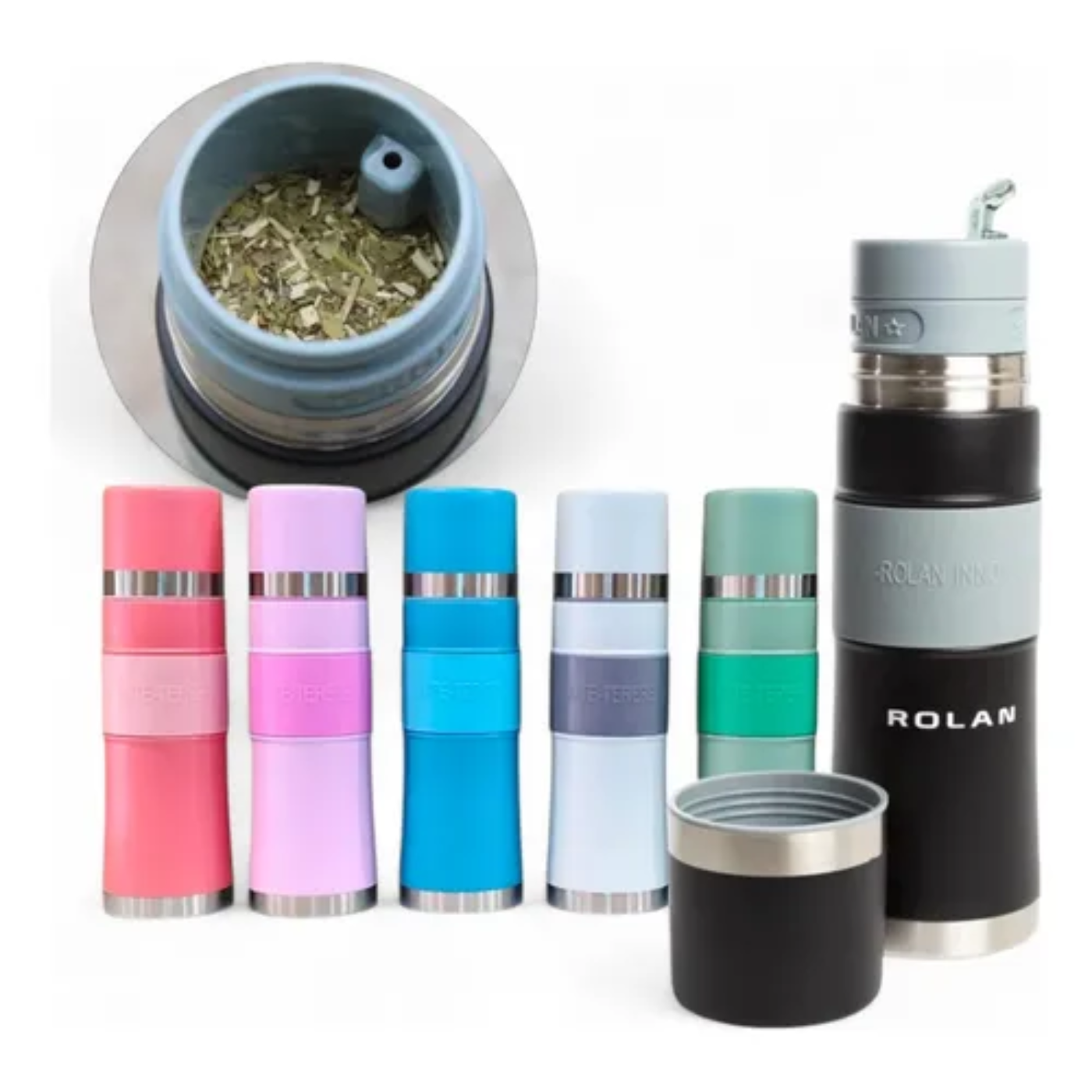 Termo Mate Listo Rolan Autocebante 750ml - Imagen 2