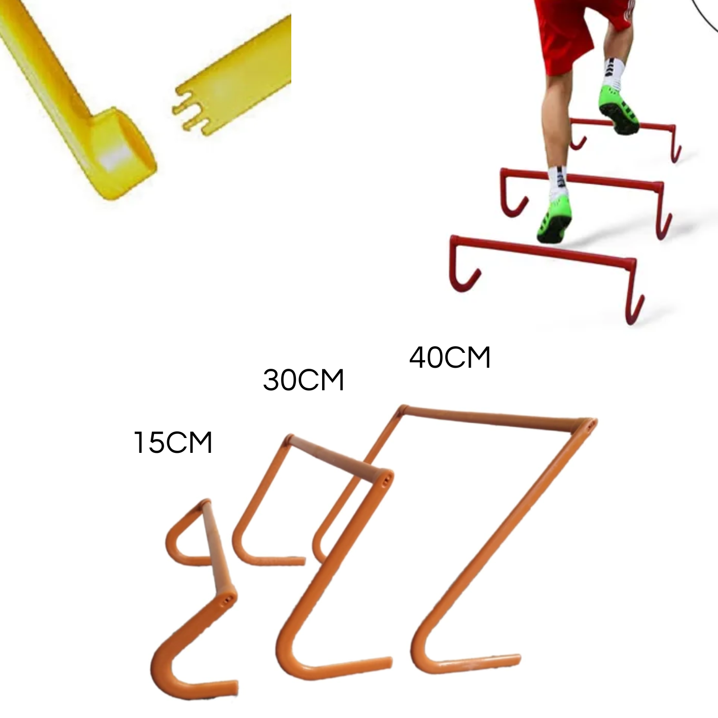 Kit Entrenamiento: Conos+Vallas De Salto+Escalera Coordinación - Imagen 2