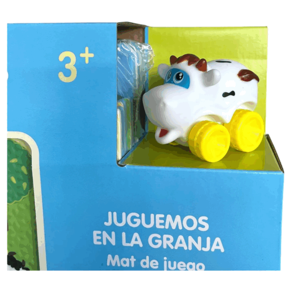 Piso Goma Eva Alfombra Didáctica La Granja + Vehículo - Imagen 3