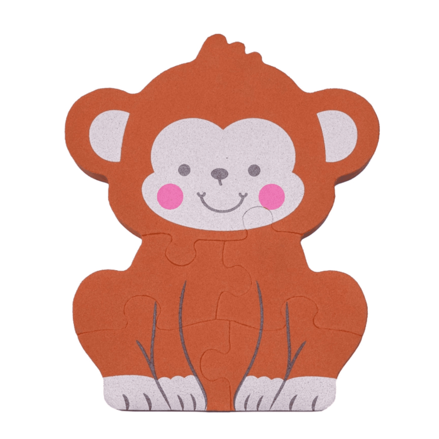 Rompecabezas De Goma Eva Animales De La Selva Infantil - Imagen 7