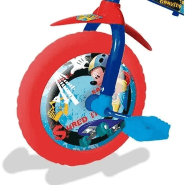 Triciclo Infantil De Metal Con Canasto Mickey Mouse - Imagen 3