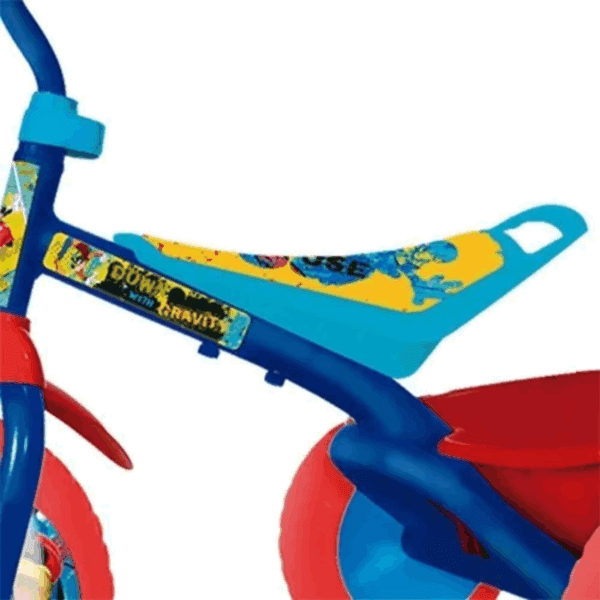 Triciclo Infantil De Metal Con Canasto Mickey Mouse - Imagen 4