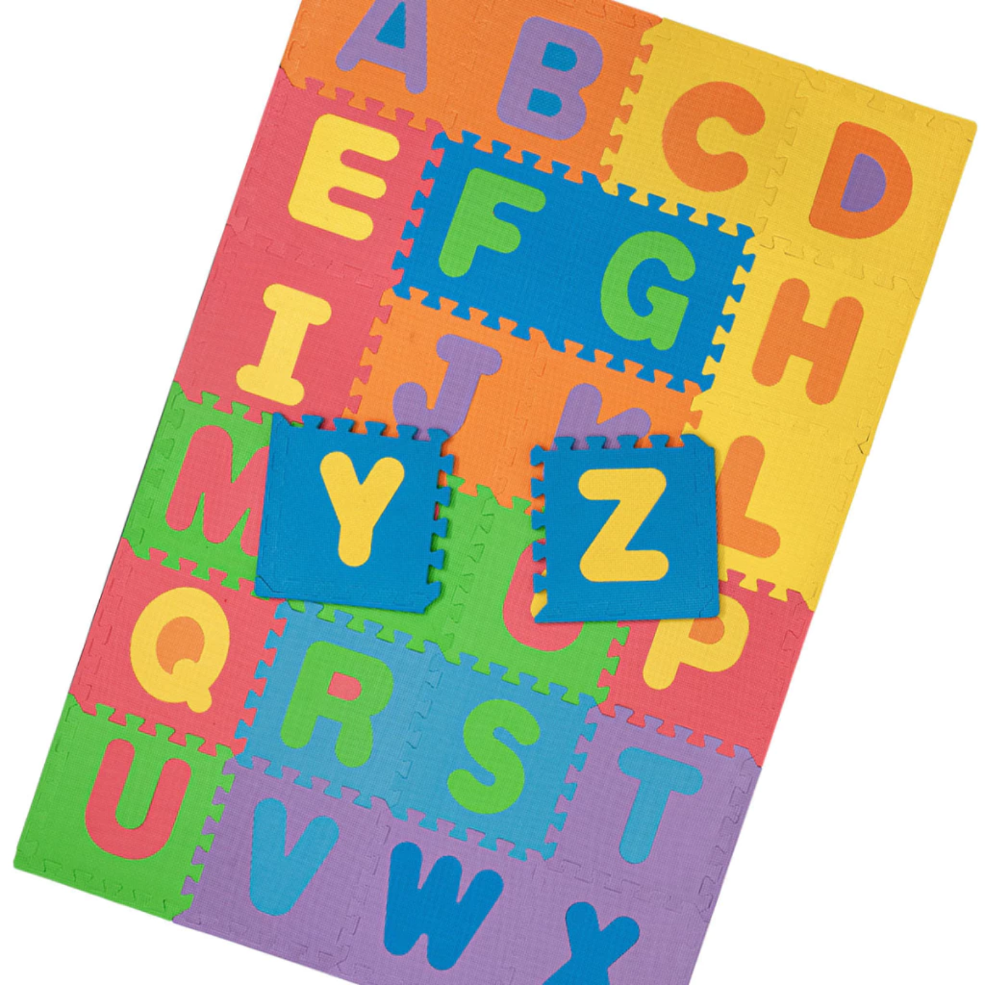 Piso Encastrable Goma Eva Abecedario 26 Piezas 30x30CM