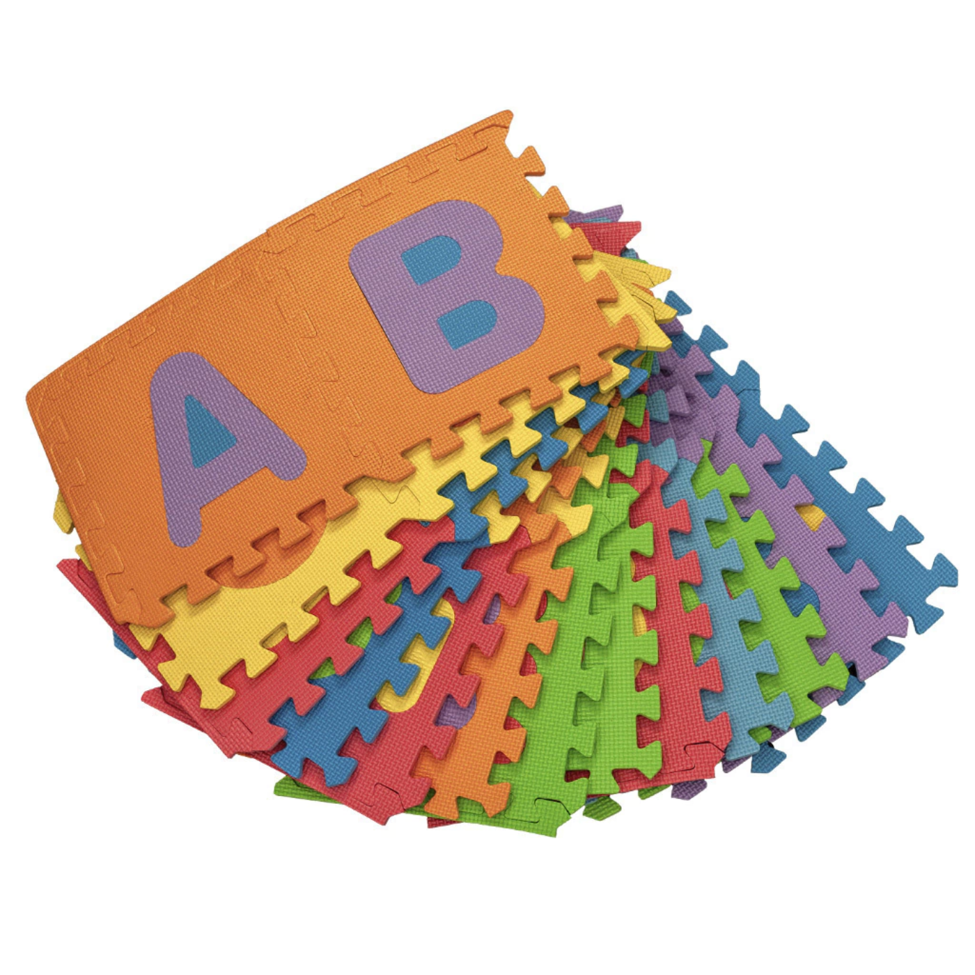 Piso Encastrable Goma Eva Abecedario 26 Piezas 30x30CM - Imagen 4