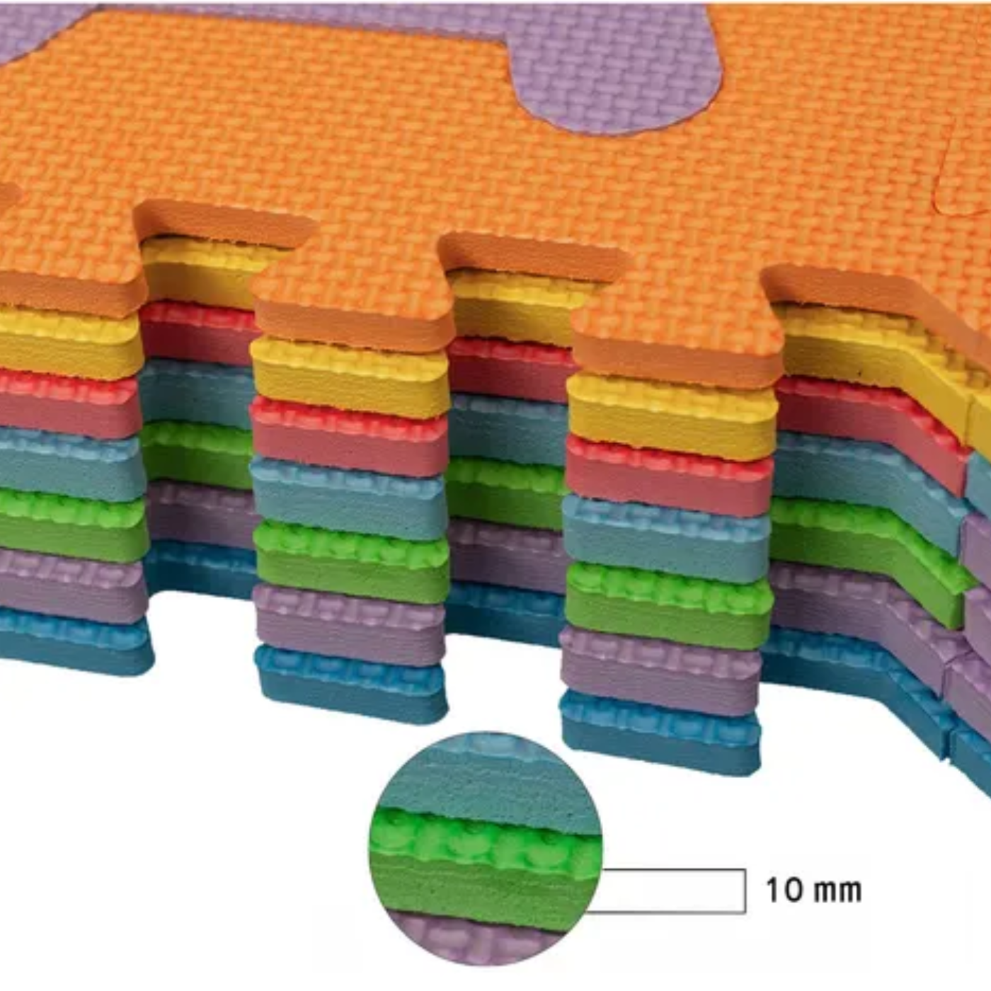 Piso Encastrable Goma Eva Abecedario 26 Piezas 30x30CM - Imagen 5