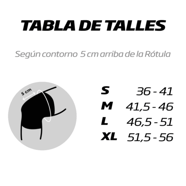 Rodillera Abierta Con Soporte Rotuliano Profit - Imagen 2
