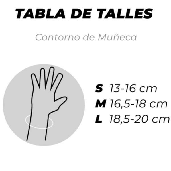 Muñequera De Neoprene Abierta Deportiva Profit - Imagen 3