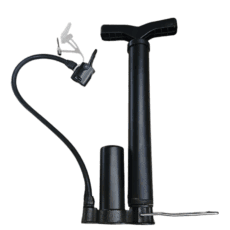 Inflador De Pie Con Pistón Triple Pico