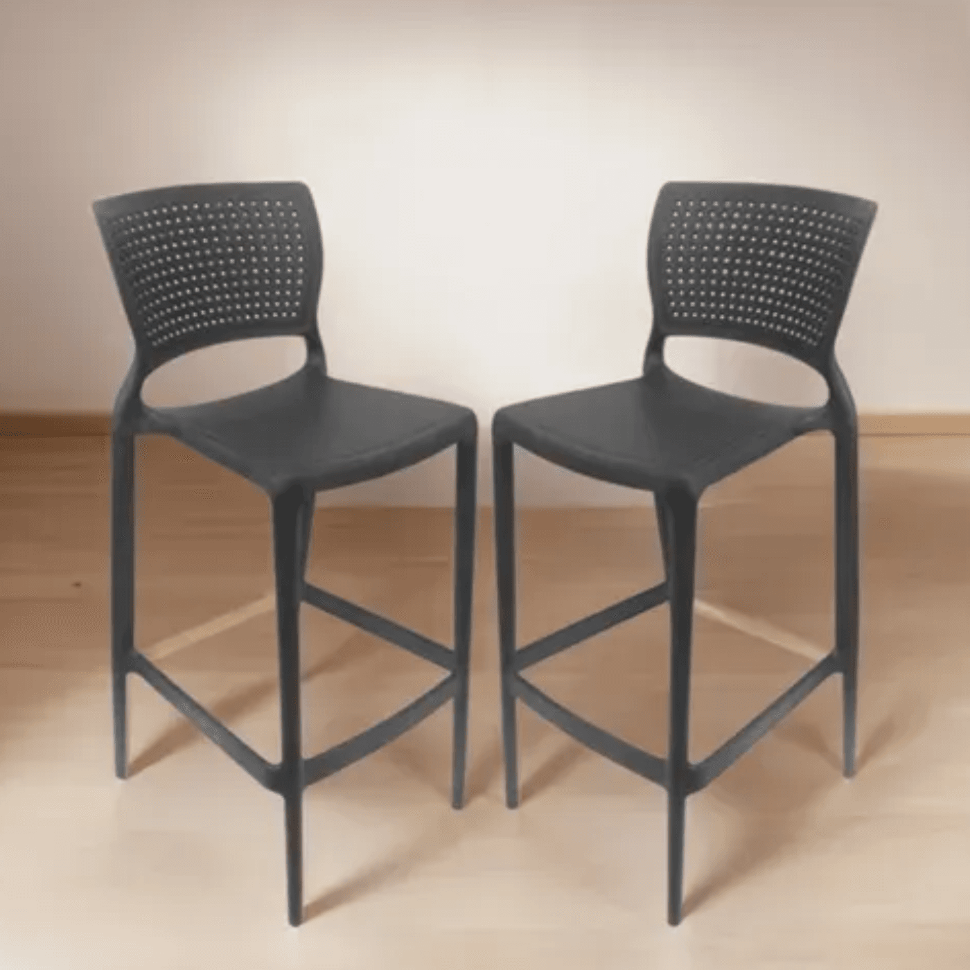 Banqueta Alta Con Respaldo Mascardi X2 Unidades