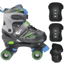 Patines Extensibles Kossok Glide 4 Ruedas + Protecciones