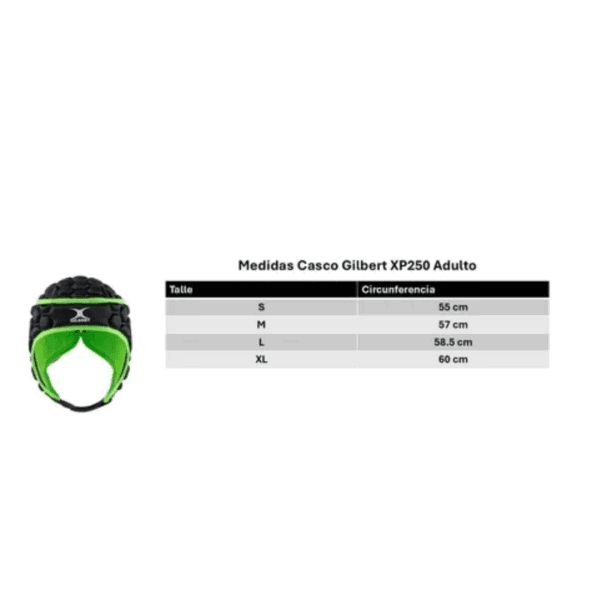 Casco Rugby Gilbert Headguard Xp 250 Profesional - Imagen 6