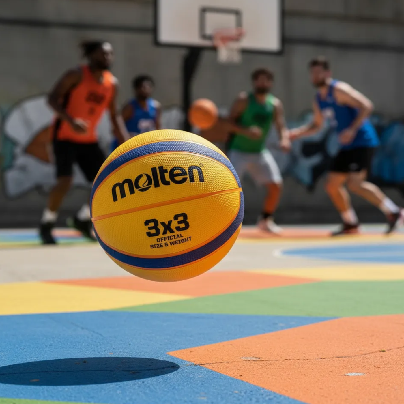 Pelota Básquet Molten Libertria 3x3 Caucho Nº6 - Imagen 3