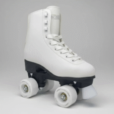 Patín Artístico Kossok Edge Cuero 4 Ruedas + Medias