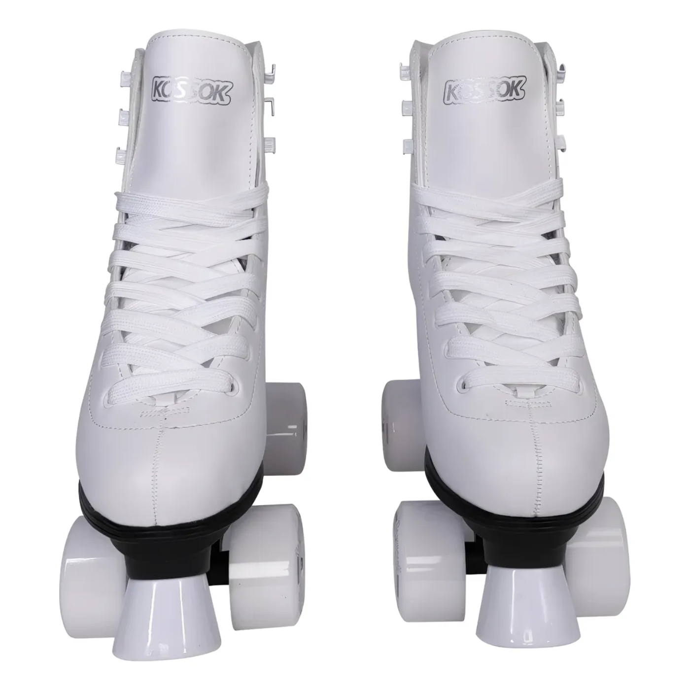 Patín Artístico Kossok Edge Cuero 4 Ruedas + Medias - Imagen 3