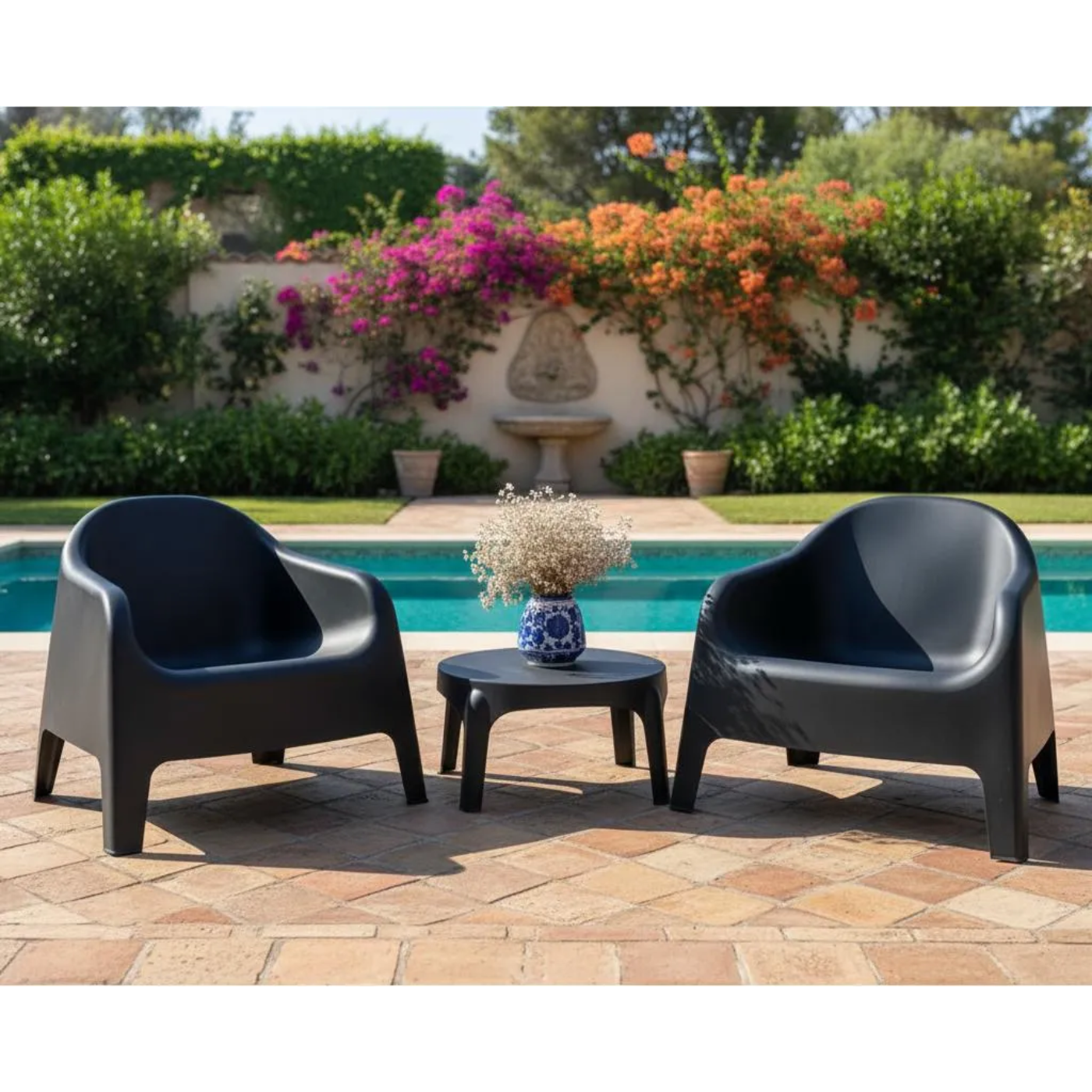 Combo 2 Sillones Skarpo + Mesa Ratona Plástico Mascardi - Imagen 3