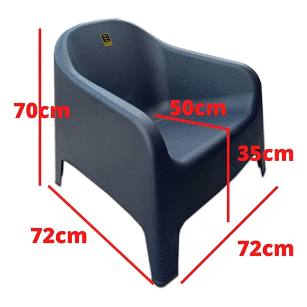 Combo 2 Sillones Skarpo + Mesa Ratona Plástico Mascardi - Imagen 5