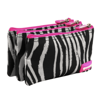 Cartuchera Triple Gremond Kids Cebra