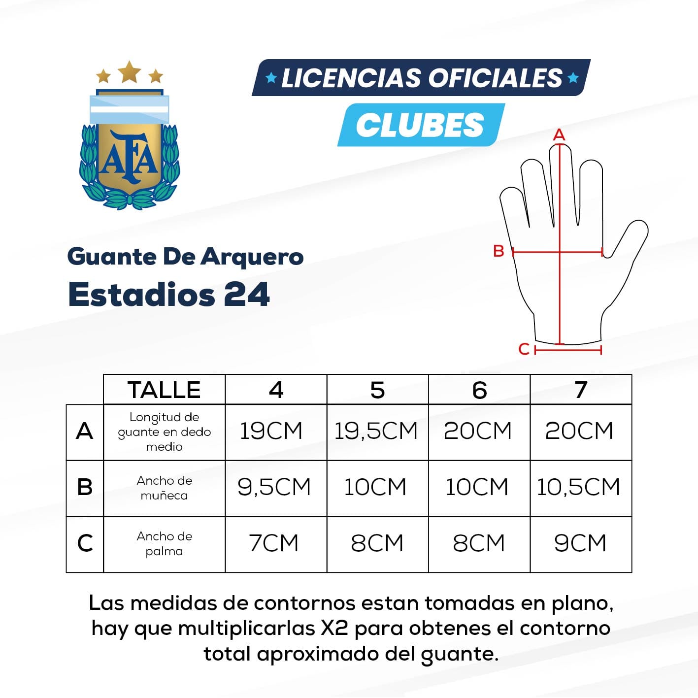 GUANTES DE ARQUERO AFA ARGENTINA - Imagen 5