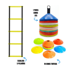 Kit Coordinación: Escalera + Conos Tortuga + Porta Conos