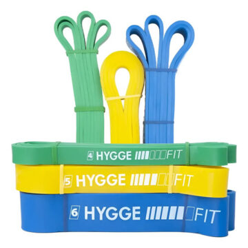 Kit bandas para dominadas Hyggefit, tensiones 4, 5 y 6