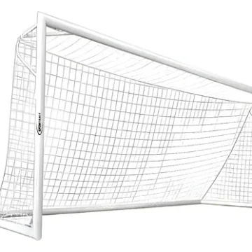 Redes de fútbol 7,30 × 2,44 m, cajón 2 m y malla 2,5 mm — par