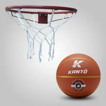 Combo aro de básquet N.º 7 y pelota Kanto N.º 7