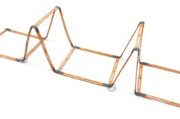 Escalera de coordinación de 7 escalones y valla de 45 cm
