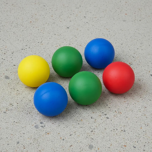 Pelotas Macu de goma espuma 14 cm — pack de 6
