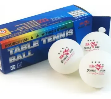 Pelotas de ping pong Double Fish 3 estrellas — pack de 3