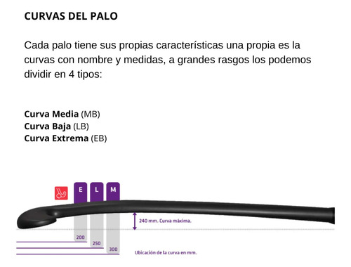 Palo de hockey Drial de madera - Imagen 5
