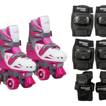 Kit patines extensibles Ez Life y protecciones Kossok RT3000