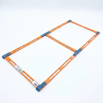 Escalera de coordinación de 2 escalones y valla de 45 cm