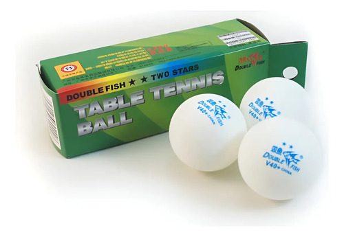 Pelotas de ping pong 2 estrellas — pack de 3